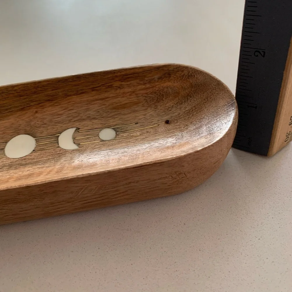 Matr Boomie Indukala Moon Phase Double Incense Holder NWOT